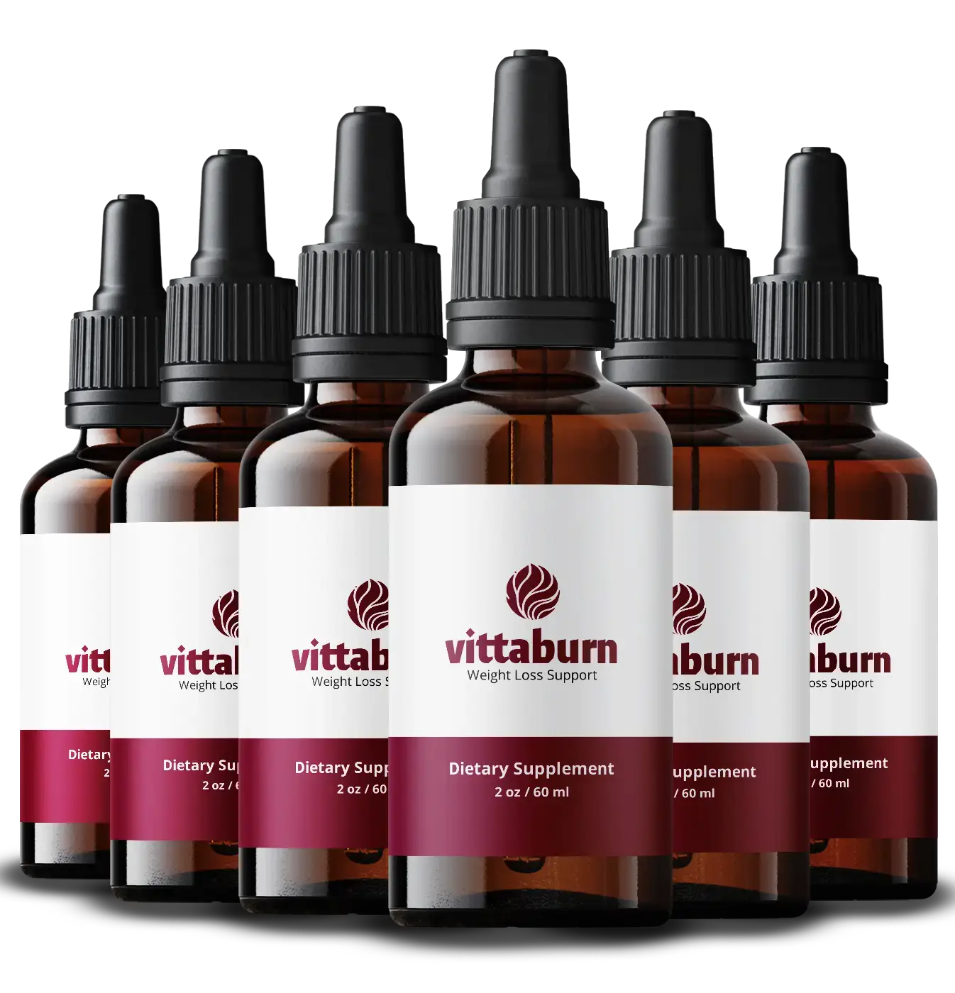 Vittaburn weight loss drops bottles